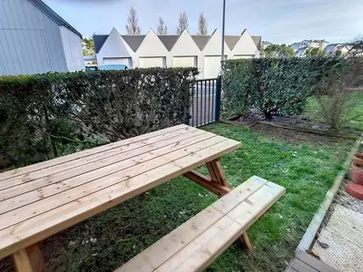 Plan de l'établissement T2 Rez-de-jardin à 50m de la plage avec parking - FR-1-746-16
