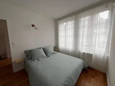 Un ou plusieurs lits dans un hébergement de l'établissement Appartement centre - Avranches