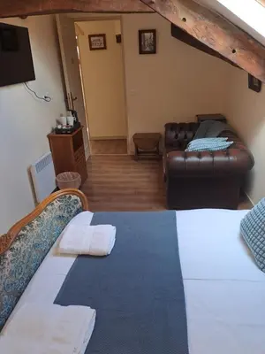 Un ou plusieurs lits dans un hébergement de l'établissement Chateau de Chambres Mont St Michel