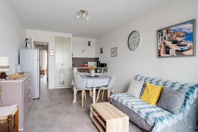 Cuisine ou kitchenette dans l'établissement Chez Doudou - Appt pour 4