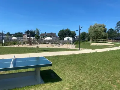 Plan de l'établissement Cottage avec piscine à 300m de la plage