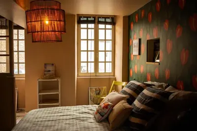 Un ou plusieurs lits dans un hébergement de l'établissement la petite maison Normandie