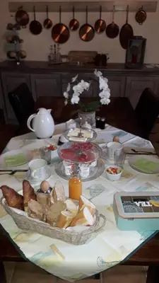Nourriture dans le B&B/chambre d'hôtes ou à proximité