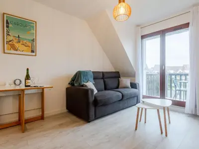 Coin salon dans l'établissement Apartment Fleur Marine-34 by Interhome