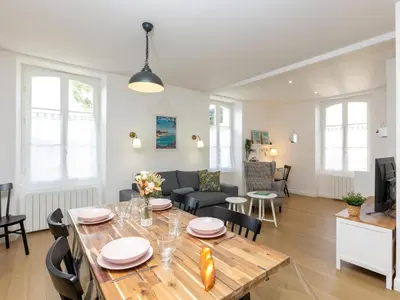 Coin salon dans l'établissement Apartment Garance by Interhome