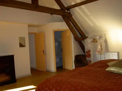 Un ou plusieurs lits dans un hébergement de l'établissement Holiday home La Ransonniere de Bas