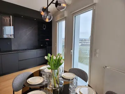 Plan de l'établissement Le Davs - Splendide Appartement avec vue Panoramique - Salle de Sport et Parking Gratuit