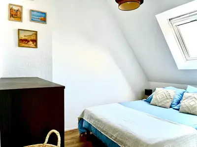 Un ou plusieurs lits dans un hébergement de l'établissement Appartement Douillet - Vue Mer - Piscine/ Tennis