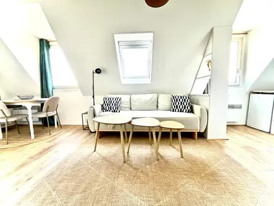 Coin salon dans l'établissement Appartement Douillet - Vue Mer - Piscine/ Tennis