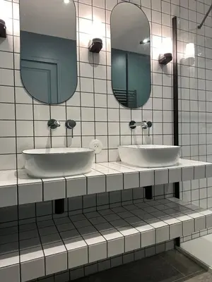 Salle de bains dans l'établissement Un mouton dans l'eglise