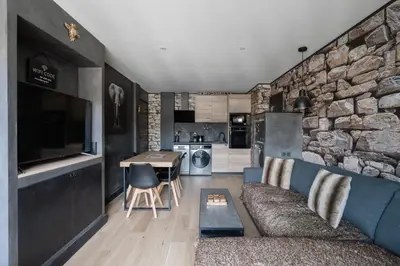 Cuisine ou kitchenette dans l'établissement Esprit Zen - Avec parking 10min à pied de la plage