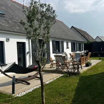 Maison HERMANVILLE SUR MER plein pied-à côté de la plage