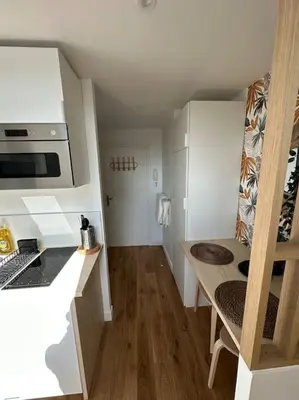 Cuisine ou kitchenette dans l'établissement Studette entièrement rénovée et lumineuse