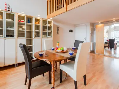 Coin salon dans l'établissement Apartment Les Lofts-17 by Interhome