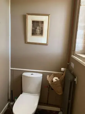 Salle de bains dans l'établissement Gîte de groupe agritourisme 3 gîtes mitoyens 25 couchages Convivialité et intimité