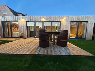 Jardin de l'établissement L'atelier de la clef des Paons