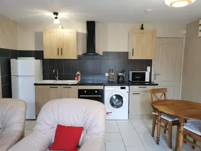 Cuisine ou kitchenette dans l'établissement BIENVENUE CHEZ NOUS