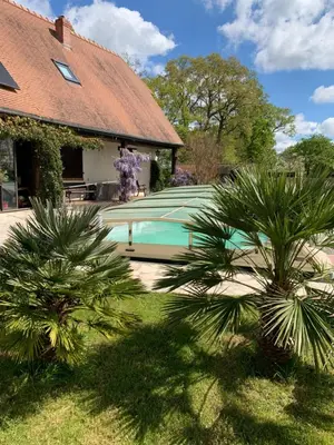 Piscine de l'établissement GITE Au Dessus des Pâquerettes ou située à proximité