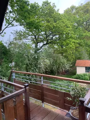 Balcon ou terrasse dans l'établissement GITE Au Dessus des Pâquerettes