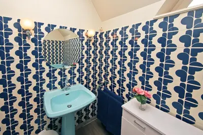Salle de bains dans l'établissement La Belle Etoile - Maison avec grand jardin