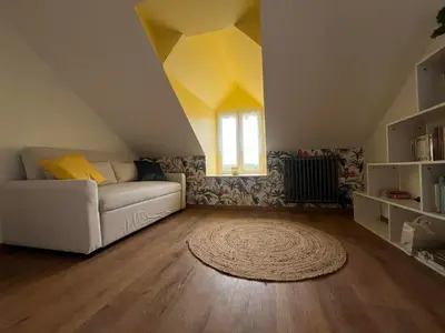 Coin salon dans l'établissement GITE DES 2R