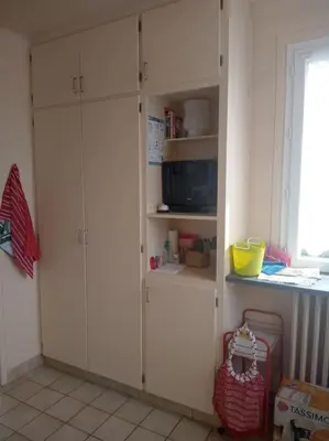 Cuisine ou kitchenette dans l'établissement Le Vintage 14