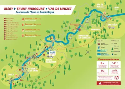 Plan de l'établissement La Belle du bois