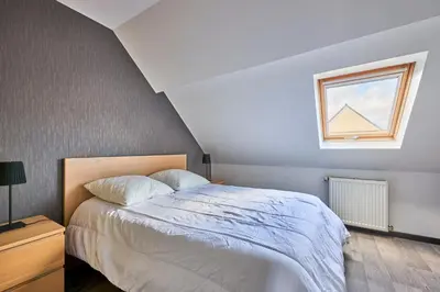 Un ou plusieurs lits dans un hébergement de l'établissement Ethoucky - Maison à 300m de la plage