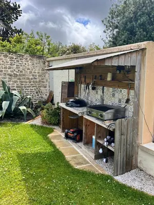 Jardin de l'établissement Les palmiers