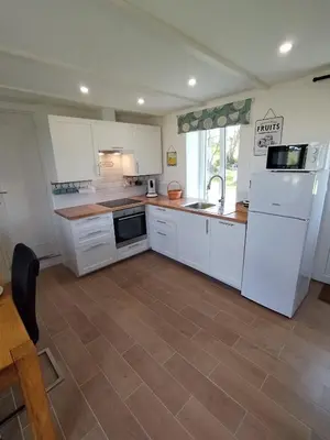 Cuisine ou kitchenette dans l'établissement La Croix Douillet
