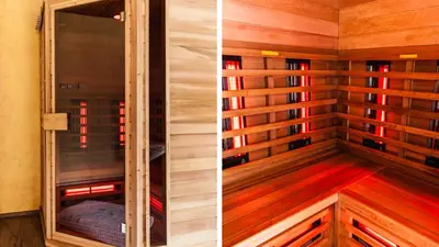 Plan de l'établissement Villa avec piscine privée, sauna, jardin et parking