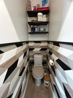 Salle de bains dans l'établissement Zen