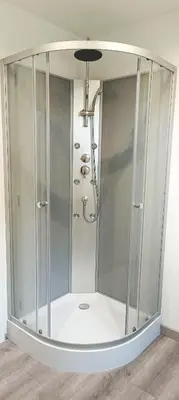Salle de bains dans l'établissement Normandie entre campagne et mer