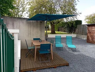 Terrasse ou espace extérieur de l'établissement gite du puits