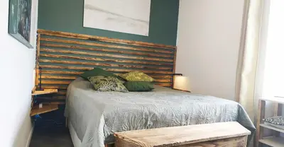 Un ou plusieurs lits dans un hébergement de l'établissement LIKE HOME - Comme Chez Soi - Chambre d'hôte