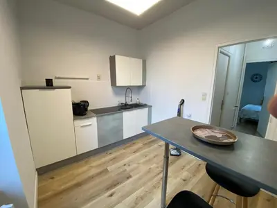 Cuisine ou kitchenette dans l'établissement 43 Proche centre