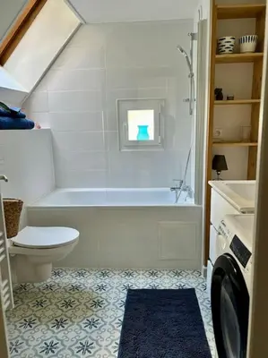 Salle de bains dans l'établissement Le cocon, T2, hypercentre