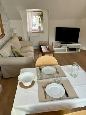 Télévision ou salle de divertissement dans l'établissement Le cocon, T2, hypercentre