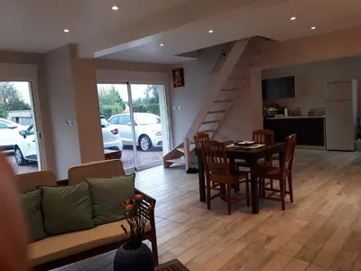 Coin salon dans l'établissement Casa DAMG