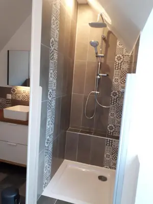 Salle de bains dans l'établissement Casa DAMG
