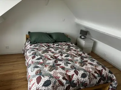 Un ou plusieurs lits dans un hébergement de l'établissement Petite maison