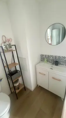 Salle de bains dans l'établissement Petite maison