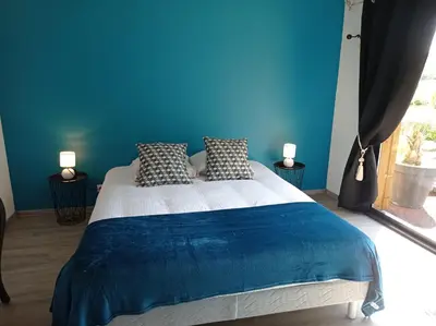 Un ou plusieurs lits dans un hébergement de l'établissement La villa Saint-Martin