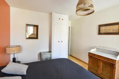 Un ou plusieurs lits dans un hébergement de l'établissement Villa Chausey - Proche de la plage