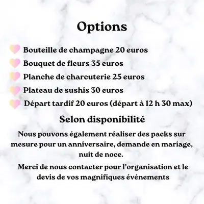 Plan de l'établissement Love Room Chic Lescapade à Cherbourg