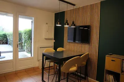 Cuisine ou kitchenette dans l'établissement Poziodé