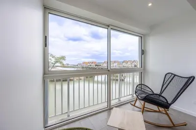 Balcon ou terrasse dans l'établissement La Vigie des Ours - Appt proche de la plage