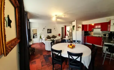 Cuisine ou kitchenette dans l'établissement La Signature - Appt 70m² pour 6 voyageurs