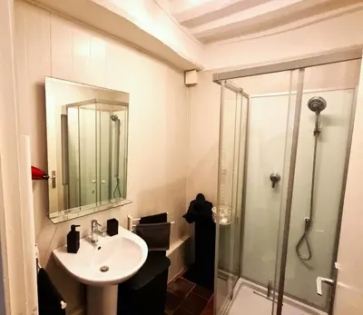 Salle de bains dans l'établissement La Signature - Appt 70m² pour 6 voyageurs