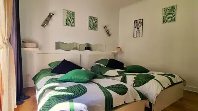Un ou plusieurs lits dans un hébergement de l'établissement La Signature - Appt 70m² pour 6 voyageurs